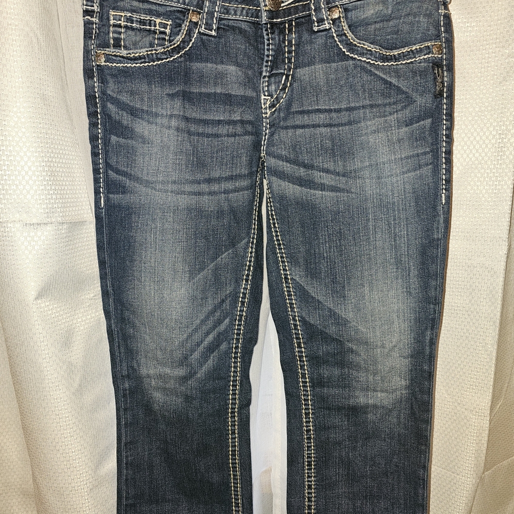 Silver Jeans Women's Boot Cut in Washed Blue